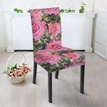Military Camouflage Flower Pattern Print Dining Chair Slipcover