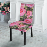 Military Camouflage Flower Pattern Print Dining Chair Slipcover
