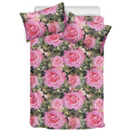 Military Camouflage Flower Pattern Print Duvet Cover Bedding Set