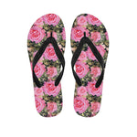 Military Camouflage Flower Pattern Print Flip Flops
