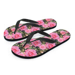 Military Camouflage Flower Pattern Print Flip Flops