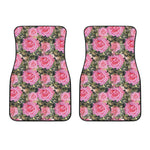 Military Camouflage Flower Pattern Print Front Car Floor Mats