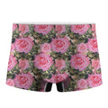 Military Camouflage Flower Pattern Print Men's Boxer Briefs