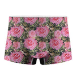 Military Camouflage Flower Pattern Print Men's Boxer Briefs