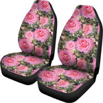 Military Camouflage Flower Pattern Print Universal Fit Car Seat Covers