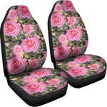 Military Camouflage Flower Pattern Print Universal Fit Car Seat Covers