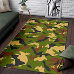 Military Camouflage Print Area Rug GearFrost