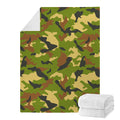 Military Camouflage Print Blanket