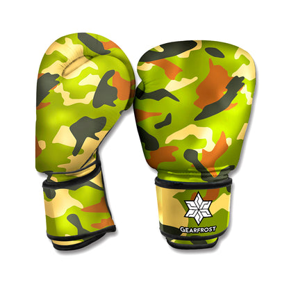 Military Camouflage Print Boxing Gloves