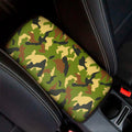Military Camouflage Print Car Center Console Cover
