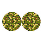 Military Camouflage Print Car Coasters