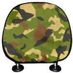 Military Camouflage Print Car Headrest Covers