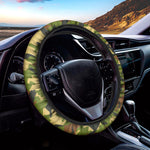 Military Camouflage Print Car Steering Wheel Cover