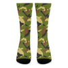 Military Camouflage Print Crew Socks