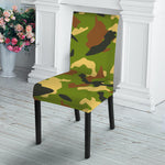 Military Camouflage Print Dining Chair Slipcover