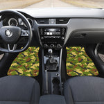 Military Camouflage Print Front and Back Car Floor Mats