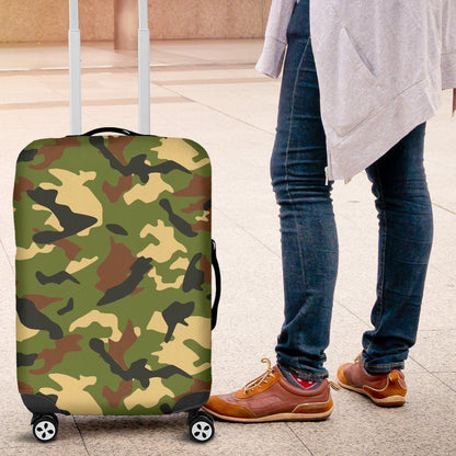 Military Camouflage Print Luggage Cover GearFrost