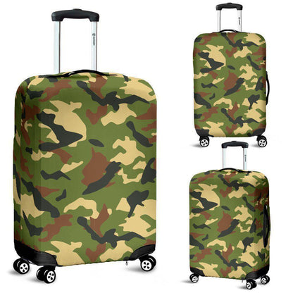 Military Camouflage Print Luggage Cover GearFrost