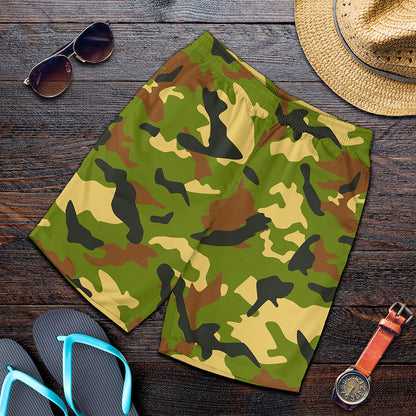 Military Camouflage Print Men's Shorts