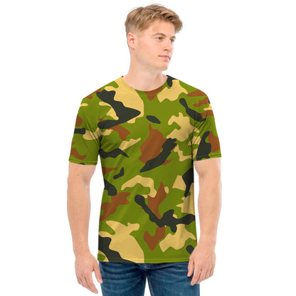 Military Camouflage Print Men's T-Shirt
