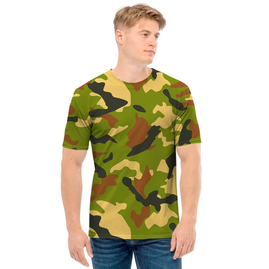 Military Camouflage Print Men's T-Shirt