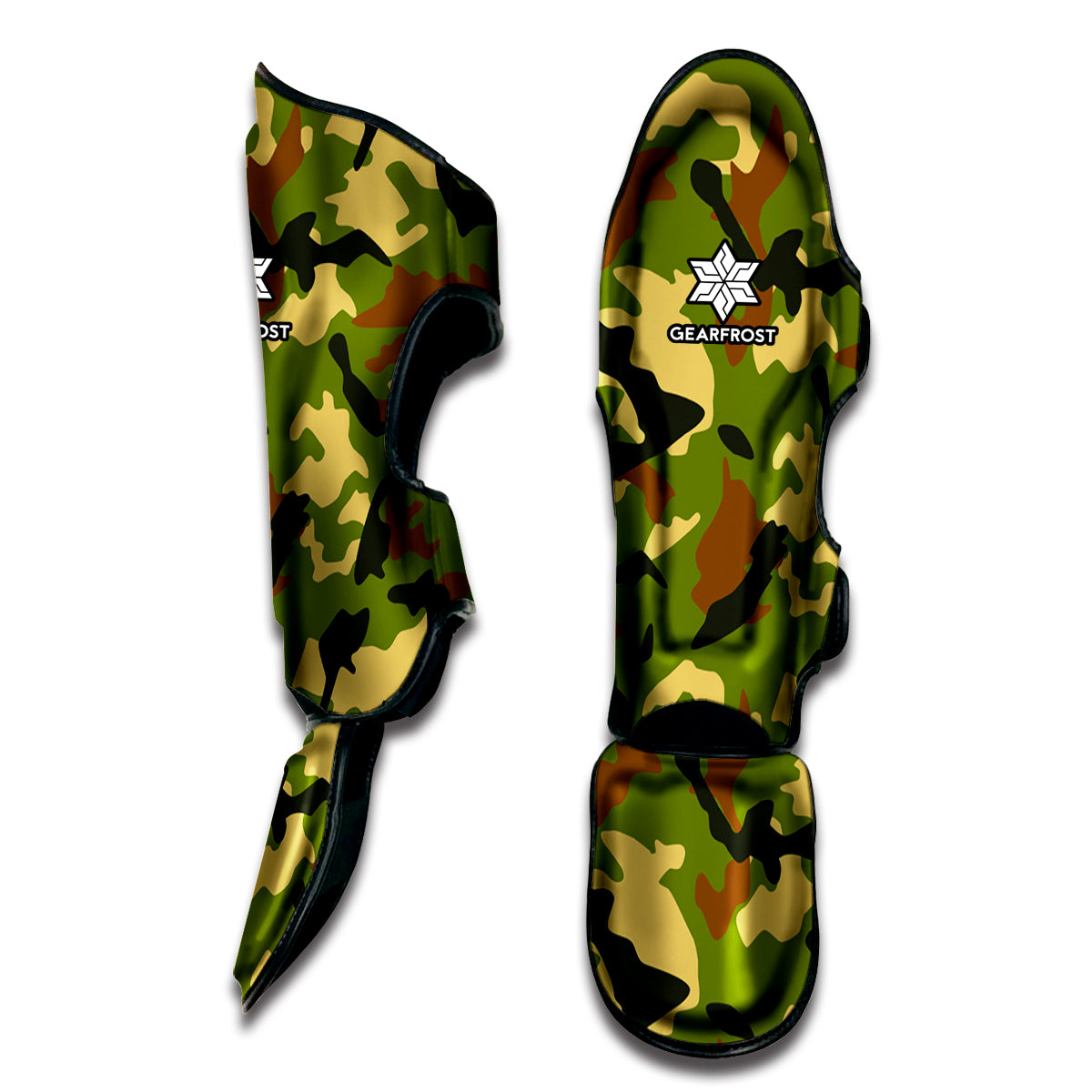 Military Camouflage Print Muay Thai Shin Guard