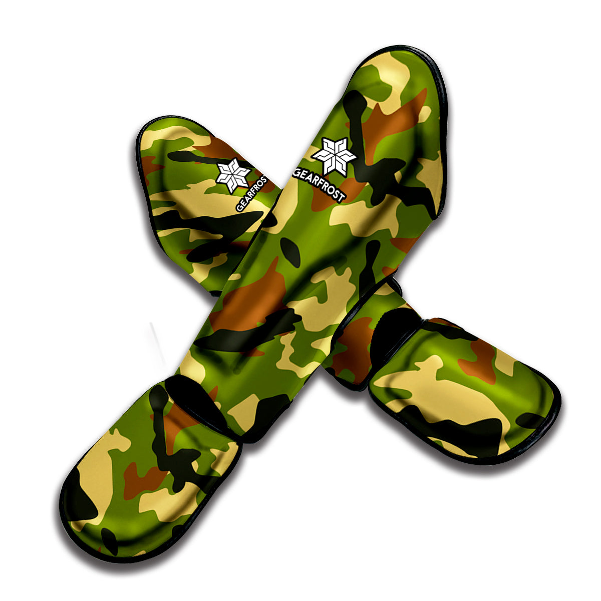 Military Camouflage Print Muay Thai Shin Guard