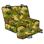 Military Camouflage Print Pet Car Back Seat Cover