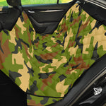 Military Camouflage Print Pet Car Back Seat Cover