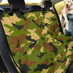 Military Camouflage Print Pet Car Back Seat Cover