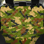 Military Camouflage Print Pet Car Back Seat Cover