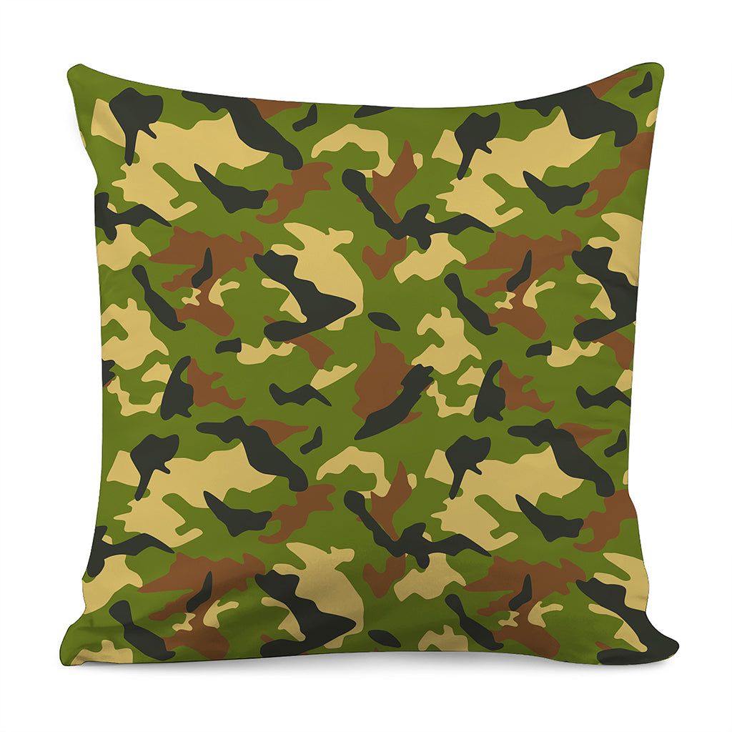 Military Camouflage Print Pillow Cover