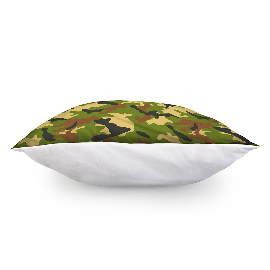 Military Camouflage Print Pillow Cover