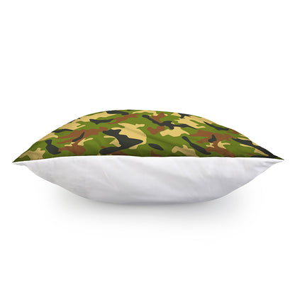 Military Camouflage Print Pillow Cover