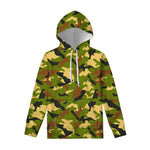 Military Camouflage Print Pullover Hoodie