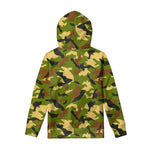 Military Camouflage Print Pullover Hoodie