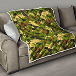 Military Camouflage Print Quilt