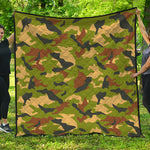 Military Camouflage Print Quilt