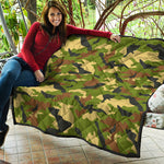 Military Camouflage Print Quilt