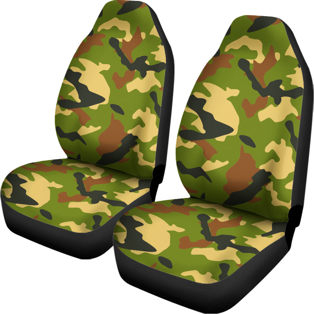 Military Camouflage Print Universal Fit Car Seat Covers