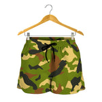 Military Camouflage Print Women's Shorts