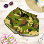 Military Camouflage Print Women's Shorts