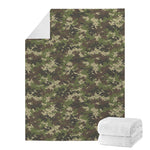 Military Digital Camo Pattern Print Blanket