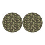 Military Digital Camo Pattern Print Car Coasters