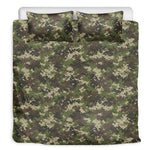Military Digital Camo Pattern Print Duvet Cover Bedding Set