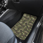 Military Digital Camo Pattern Print Front Car Floor Mats