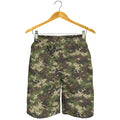 Military Digital Camo Pattern Print Men's Shorts