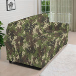 Military Digital Camo Pattern Print Sofa Cover
