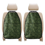 Military Green Camo Flower Pattern Print Car Seat Organizers