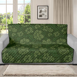 Military Green Camo Flower Pattern Print Futon Protector